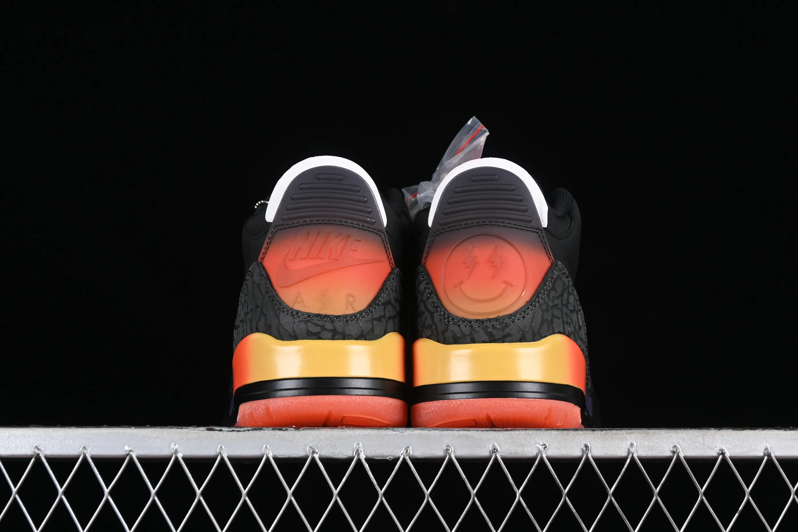 All categories Air Jordan Jordan series basketball shoes Air Jordan 3 foreign trade version Air Jordan 3 "Rio" AJ3 Joe 3 black rainbow FN0344-001
